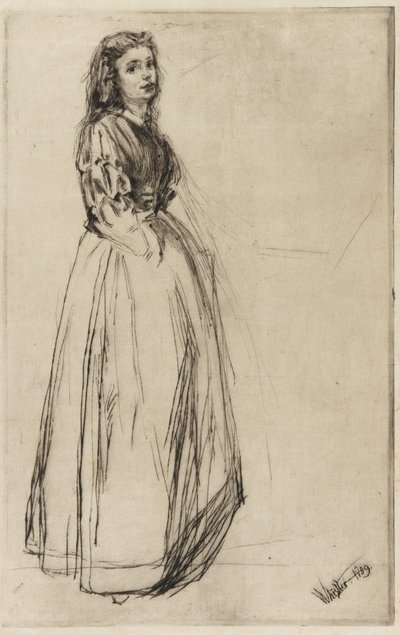 Fumette, in piedi, 1859 da James Abbott McNeill Whistler