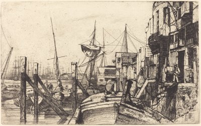 Limehouse, 1859 da James Abbott McNeill Whistler