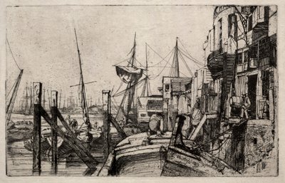 Limehouse, 1859 da James Abbott McNeill Whistler