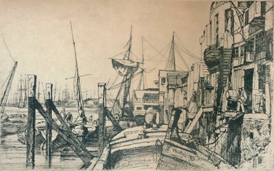 Limehouse, 1859, 1904 da James Abbott McNeill Whistler