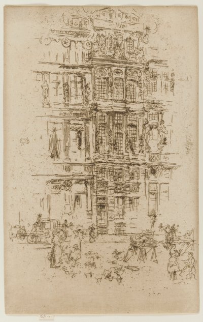 Palazzi, Bruxelles, 1887 da James Abbott McNeill Whistler