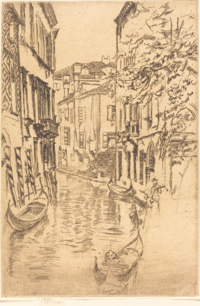 Canale Tranquillo, 1880 da James Abbott McNeill Whistler