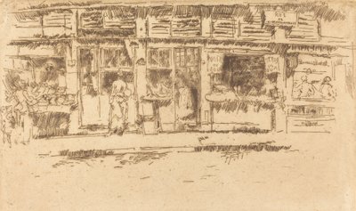 Rue de la Rochefoucault, 1893 da James Abbott McNeill Whistler