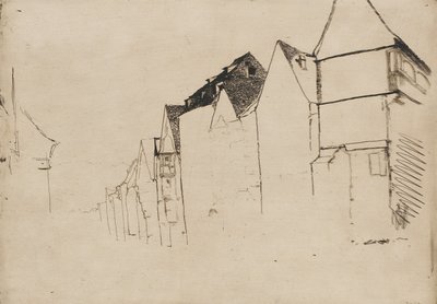 Schizzo di case da James Abbott McNeill Whistler