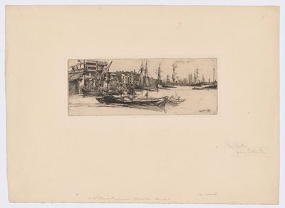 Magazzini del Tamigi da James Abbott McNeill Whistler