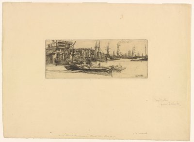 Magazzini del Tamigi da James Abbott McNeill Whistler