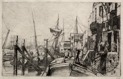 Il Limehouse, 1871 da James Abbott McNeill Whistler