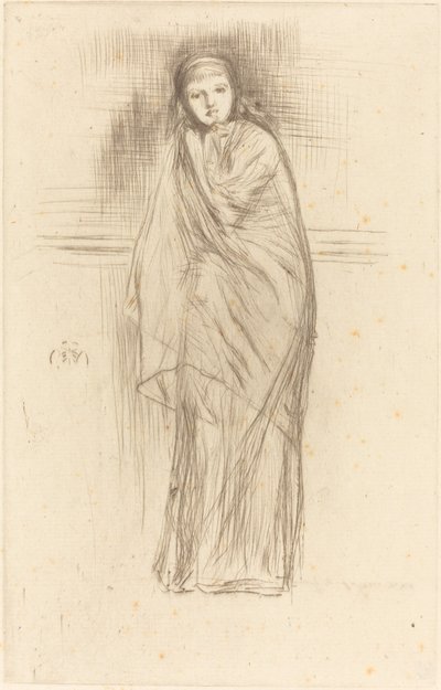 Il modello che riposa, 1870 da James Abbott McNeill Whistler