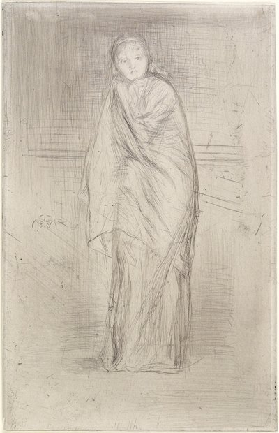 Il modello che riposa, 1870 da James Abbott McNeill Whistler