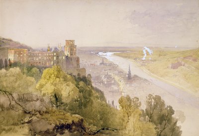 Veduta di Heidelberg da James Baker Pyne