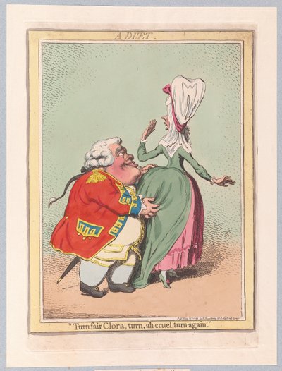 Un duetto da James Gillray