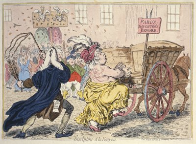 "Disciplina alla Kenyon", 25 marzo 1797 da James Gillray