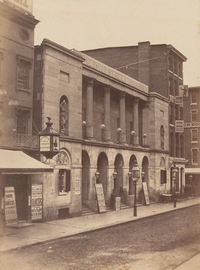 Teatro di Chesnut Street, Filadelfia da James McClees