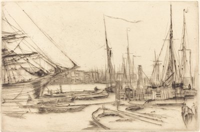 Uno schizzo da Billingsgate da James Abbott McNeill Whistler