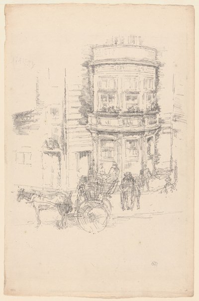 Retro del Teatro Gaiety da James Abbott McNeill Whistler