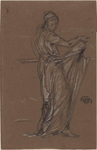 Figura femminile drappeggiata da James Abbott McNeill Whistler