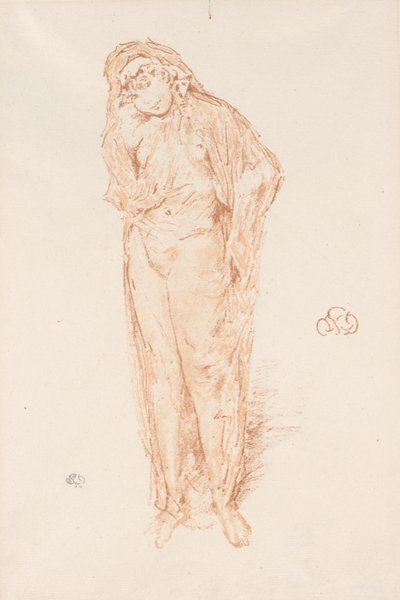 Figura drappeggiata, in piedi da James Abbott McNeill Whistler