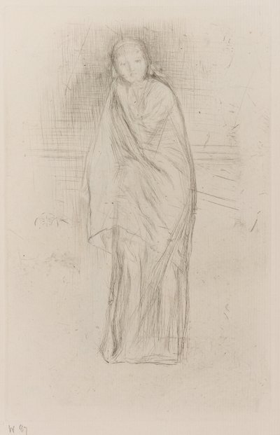 Modello Drappeggiato da James Abbott McNeill Whistler