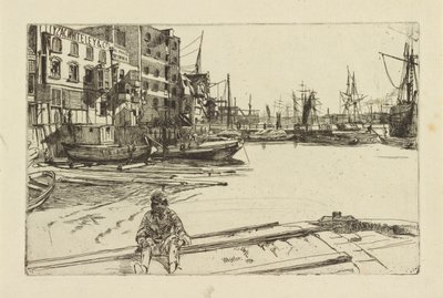 Eagle Wharf (Tyzac Whiteley e Co.) da James Abbott McNeill Whistler