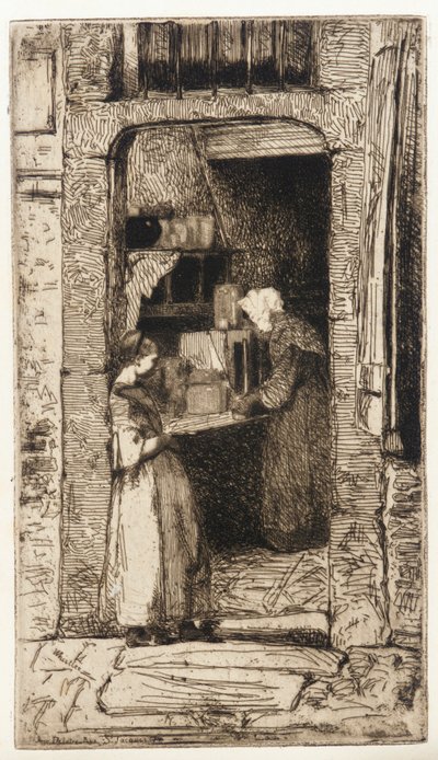 La venditrice di senape da James Abbott McNeill Whistler