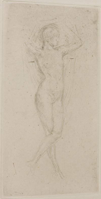 Ragazza nuda con le braccia alzate da James Abbott McNeill Whistler