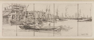 Magazzini del Tamigi da James Abbott McNeill Whistler