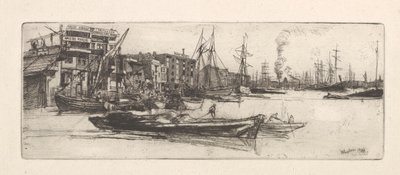 Magazzini del Tamigi da James Abbott McNeill Whistler