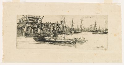 Magazzini del Tamigi da James Abbott McNeill Whistler