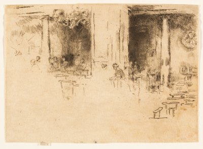 La chiesa - Bruxelles (Adorazione) da James Abbott McNeill Whistler