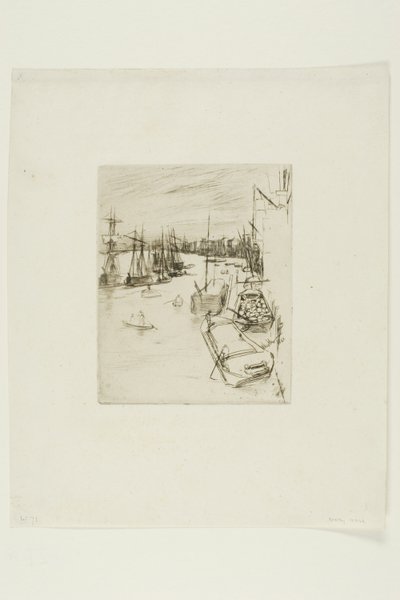 Il piccolo Rotherhithe da James Abbott McNeill Whistler