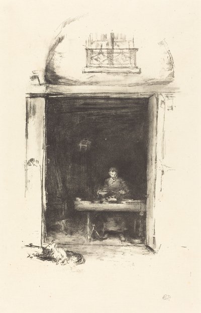 Il fabbro, Passage du Dragon da James Abbott McNeill Whistler