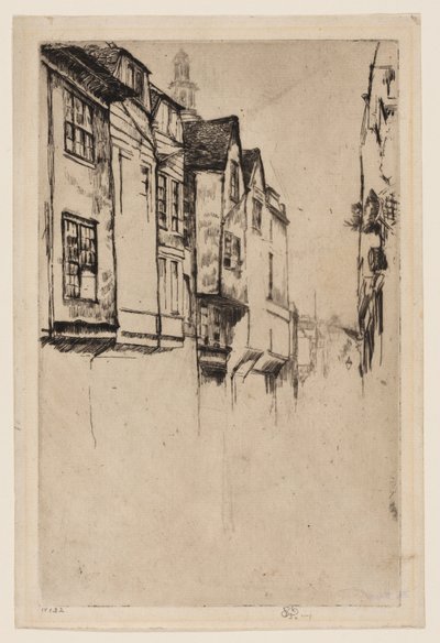 Wych Street, Londra da James Abbott McNeill Whistler