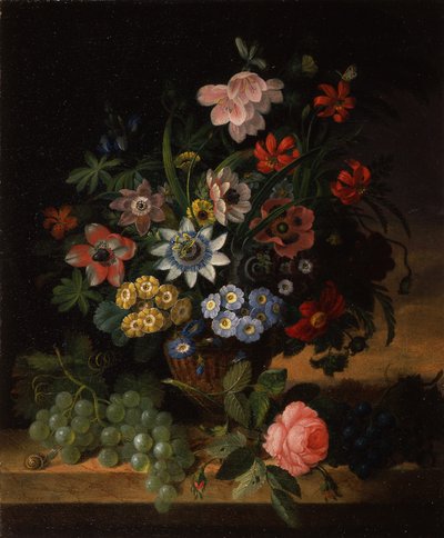 Fiori e frutta, 1827 da James Sillett