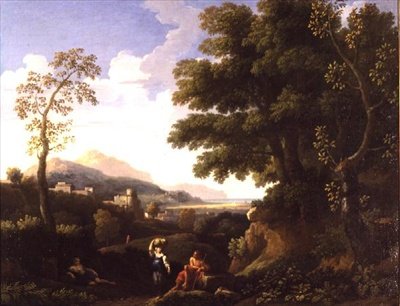 Paesaggio classico con figure da Jan Frans van Bloemen