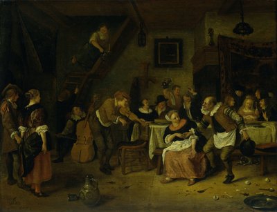 Matrimonio contadino da Jan Havicksz. Steen