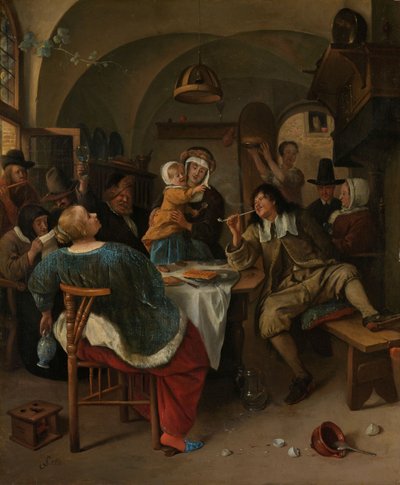 Scena familiare da Jan Havickszoon Steen