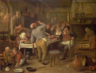 La cucina grassa da Jan Havickszoon Steen