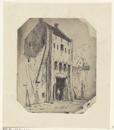 Porta del molo a Leerdam da Jan Weissenbruch