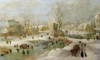 Scena invernale in Olanda da Jan the Elder Brueghel