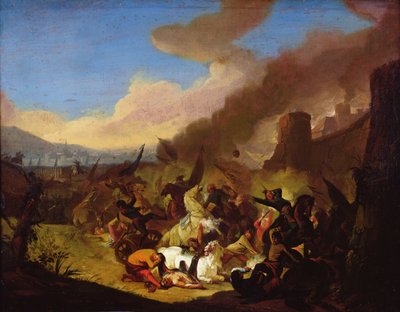 Scena di una battaglia da Jan van Huchtenburgh