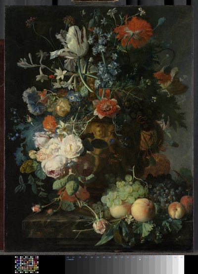 Natura morta con fiori e frutta da Jan van Huysum