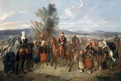 Napoleone III in Algeria da Jean Adolphe Beauce