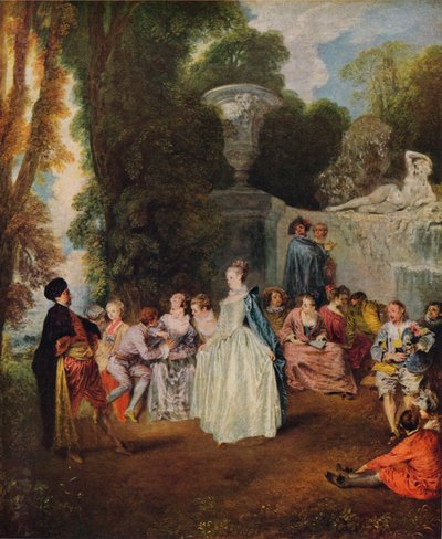 Feste veneziane, 1718-1719 da Jean Antoine Watteau