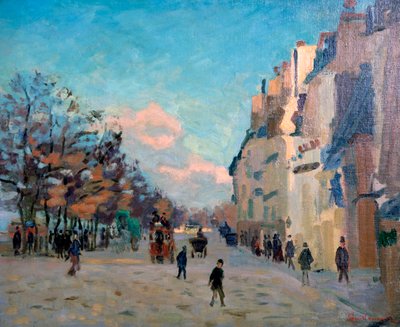 La Place Valhubert, Parigi, c1860-1927 da Jean Baptiste Armand Guillaumin