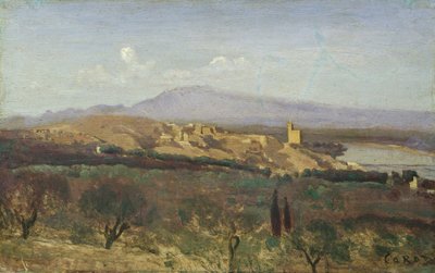 Villeneuve-les-Avignon da Jean Baptiste Camille Corot