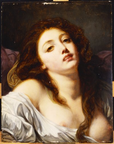 Una giovane donna, busto da Jean Baptiste Greuze