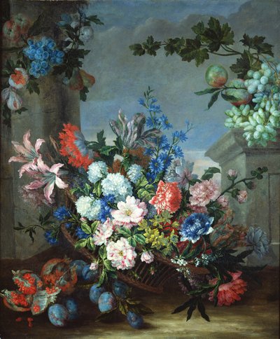 Fiori e frutta da Jean Baptiste Monnoyer