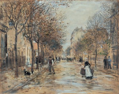 Strada ad Asnières da Jean Francois Raffaelli