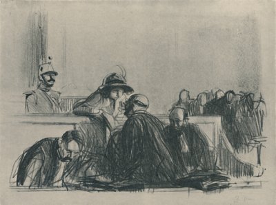 Consiglio Giuridico, 1919 da Jean Louis Forain