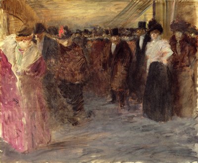 La sala da musica, c.1890 da Jean Louis Forain